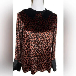Marc by Marc Jacob’s orange and black elegant blouse - size 4